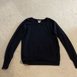 Black long sleeve with cute cut in the front